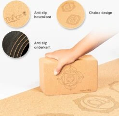 Yoga Mat Sportmat Fitnessmat Antislip Duurzaam Kurk Met Yoga Lessen -FitForce Outlet Winkel 1200x1171 7