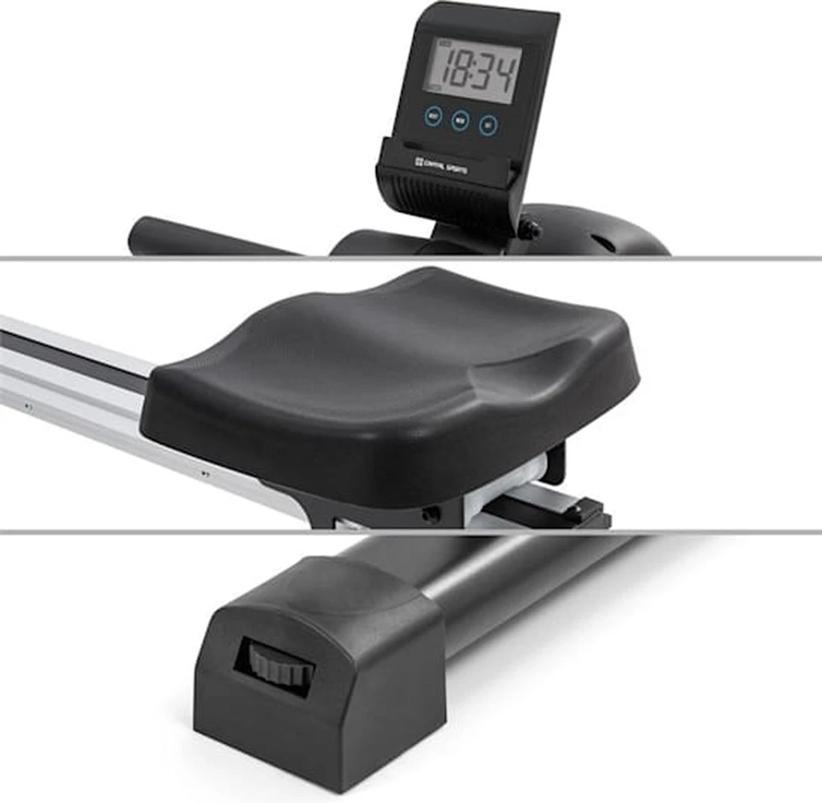 CAPITAL SPORTS Stream M1 Roeitrainer 105cm - LC Display - 8 Standen - Roeimachine - Roeiapparaat - Magneetweerstand 2 CAPITAL SPORTS Stream M1 Roeitrainer 105cm - LC Display - 8 Standen - Roeimachine - Roeiapparaat - Magneetweerstand - Afbeelding 2