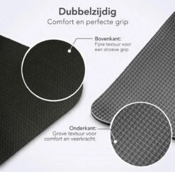 LifeGoods Yogamat - 61x183x0,6cm - Draagriem - Extra Dik - Zwart/Grijs 13 LifeGoods Yogamat - 61x183x0,6cm - Draagriem - Extra Dik - Zwart/Grijs -FitForce Outlet Winkel 1200x1177 3