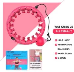 Duerté - HoelaHoep Met Gewicht - Hoela Fitness Kinderen En Volwassenen - Weight Hoop 1.5 KG - Hula Hoop -FitForce Outlet Winkel 1200x1177 7