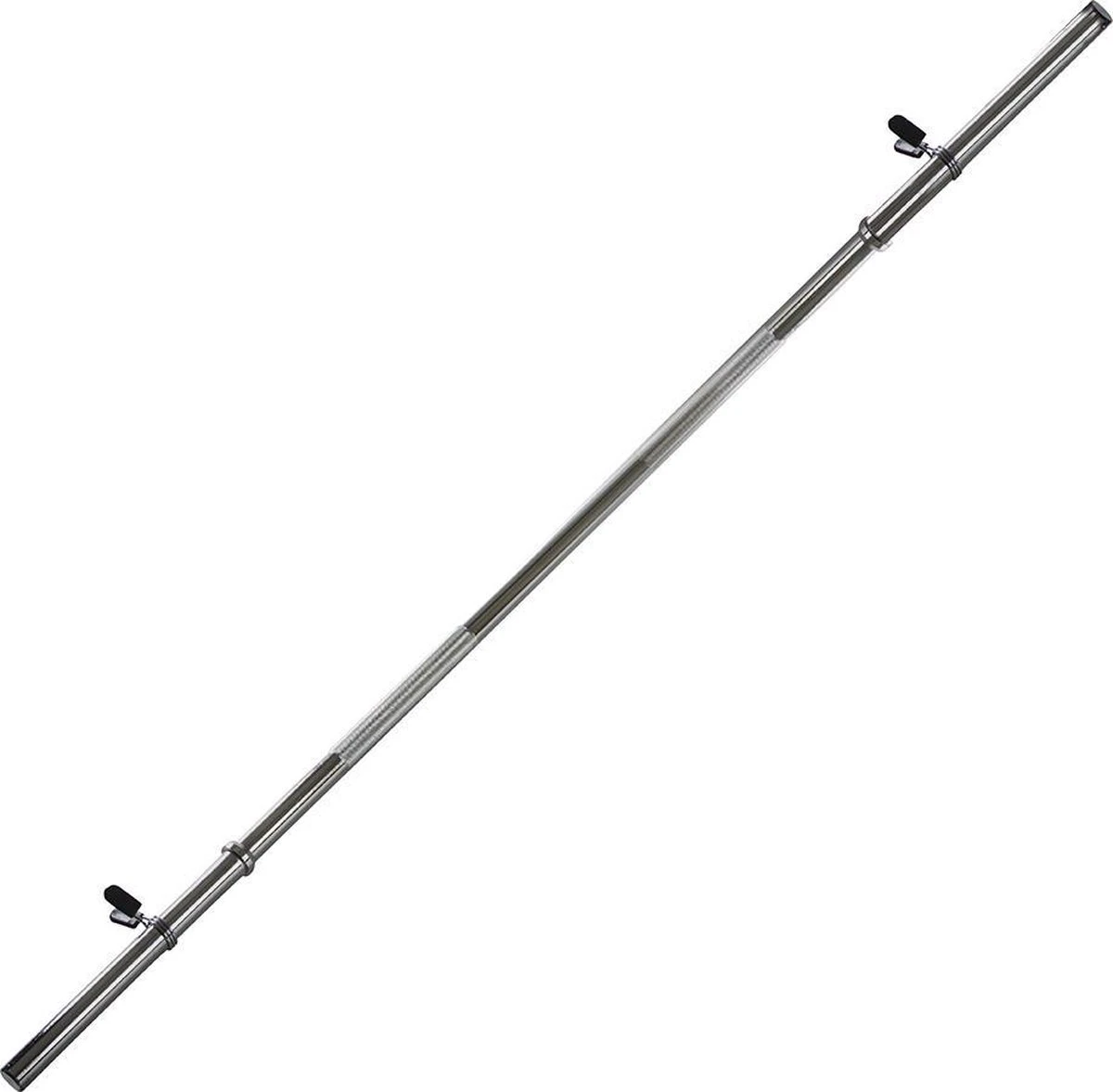 Halterstang - VirtuFit Barbell Stang - Veerclipsluiting - 170 Cm - 30 Mm 1 Halterstang - VirtuFit Barbell Stang - Veerclipsluiting - 170 Cm - 30 Mm