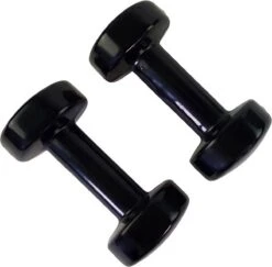 Tunturi Dumbbell Set - 2 X 5,0 Kg - Vinyl - Zwart - Incl. Gratis Fitness App -FitForce Outlet Winkel 1200x1179