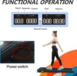 Citysports Loopband WP2 - Wandelband - LCD - Bluetooth - Fitnessapparatuur - 1-6km/h- Loopband Voor Thuis/kantoor -FitForce Outlet Winkel 1200x1180 12