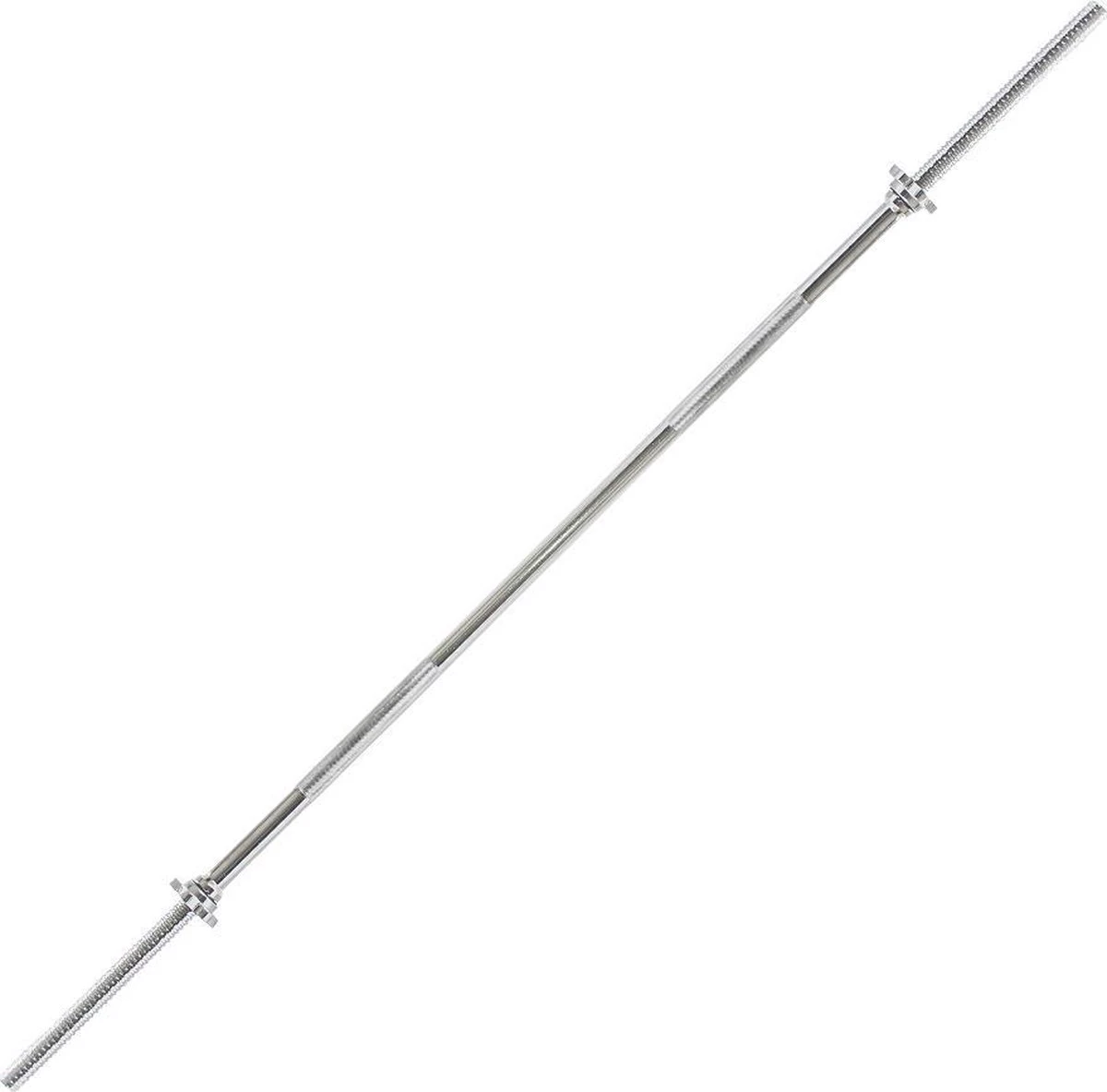 Halterstang - VirtuFit Barbell Stang - Schroefsluiting - 170cm - 30 Mm 2 Halterstang - VirtuFit Barbell Stang - Schroefsluiting - 170cm - 30 Mm - Afbeelding 2