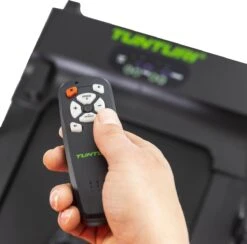 Tunturi Cardio Fit T10 Loopband - Inklapbaar - Ultra Platte Hardloopband - 7 Verschillende Trainingsprogramma's - 1.0 To 12 Km/u -FitForce Outlet Winkel 1200x1184 18