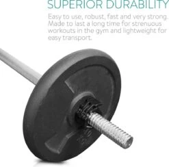 Navaris Halterstangsluiters- Lock Jaw Collar Set - 2x Barbell Sluiting - Halterstangsluiting - Sluitklemmen Voor Halterstangen -FitForce Outlet Winkel 1200x1184 4