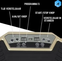 BX Fitness® - Ultra Slim Body Shaper - Fitness Trilplaat - Trainingsapparatuur Voor Uithoudingstraining - Power Plate - Full Body Workout - Sport Trilplaat Goud - Bevat Duidelijke Handleiding - NU Met Handige Voedingsgids! - Incl Stretch Bands -FitForce Outlet Winkel 1200x1185 13