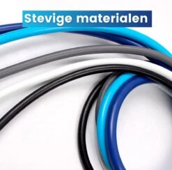 GoGoods® Resistance Band - 15-delige Weerstandsbanden Set - 70kg Totaal - Fitness Elastieken - Met Handvaten / Enkelbanden -FitForce Outlet Winkel 1200x1186 6