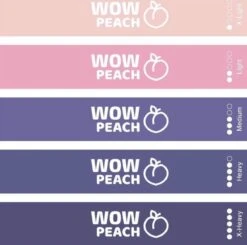 Wow Peach - Premium Weerstandsbanden Van Hoge Kwaliteit ROZE/PAARS - Set Van 5 Resistance Banden - Fitness Elastiek - Without Lemons - WOW Peach -FitForce Outlet Winkel 1200x1190 4