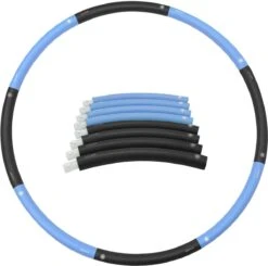 Weight Hoop New Style - Fitness Hoelahoep - 1,8 Kg - Ø 100 Cm - Blauw/zwart