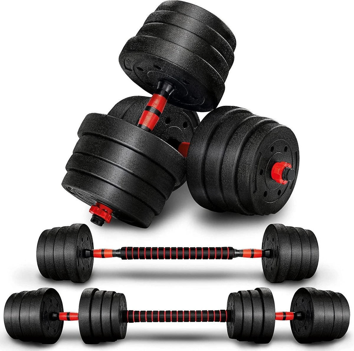 Sens Design Halterset Dumbell Set Gewichten Set Zwart - 20 Kg 1 Sens Design Halterset Dumbell Set Gewichten Set Zwart - 20 Kg