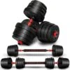 Sens Design Halterset Dumbell Set Gewichten Set Zwart - 30 Kg