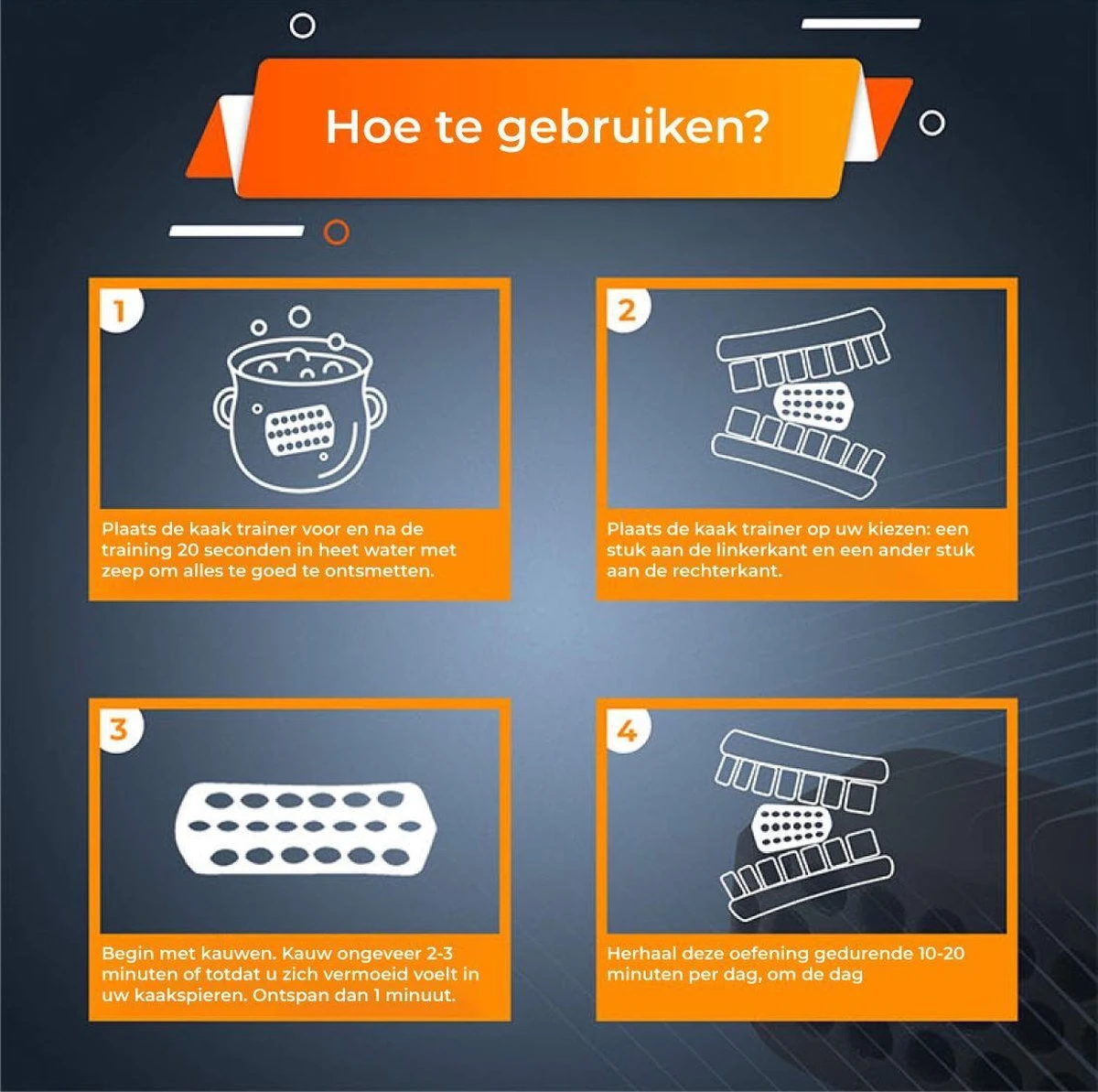 Nuvance - Kaaklijn Trainer (Pro Versie) - Jawline Trainer - Kaak Trainer 3 Nuvance - Kaaklijn Trainer (Pro Versie) - Jawline Trainer - Kaak Trainer - Afbeelding 3