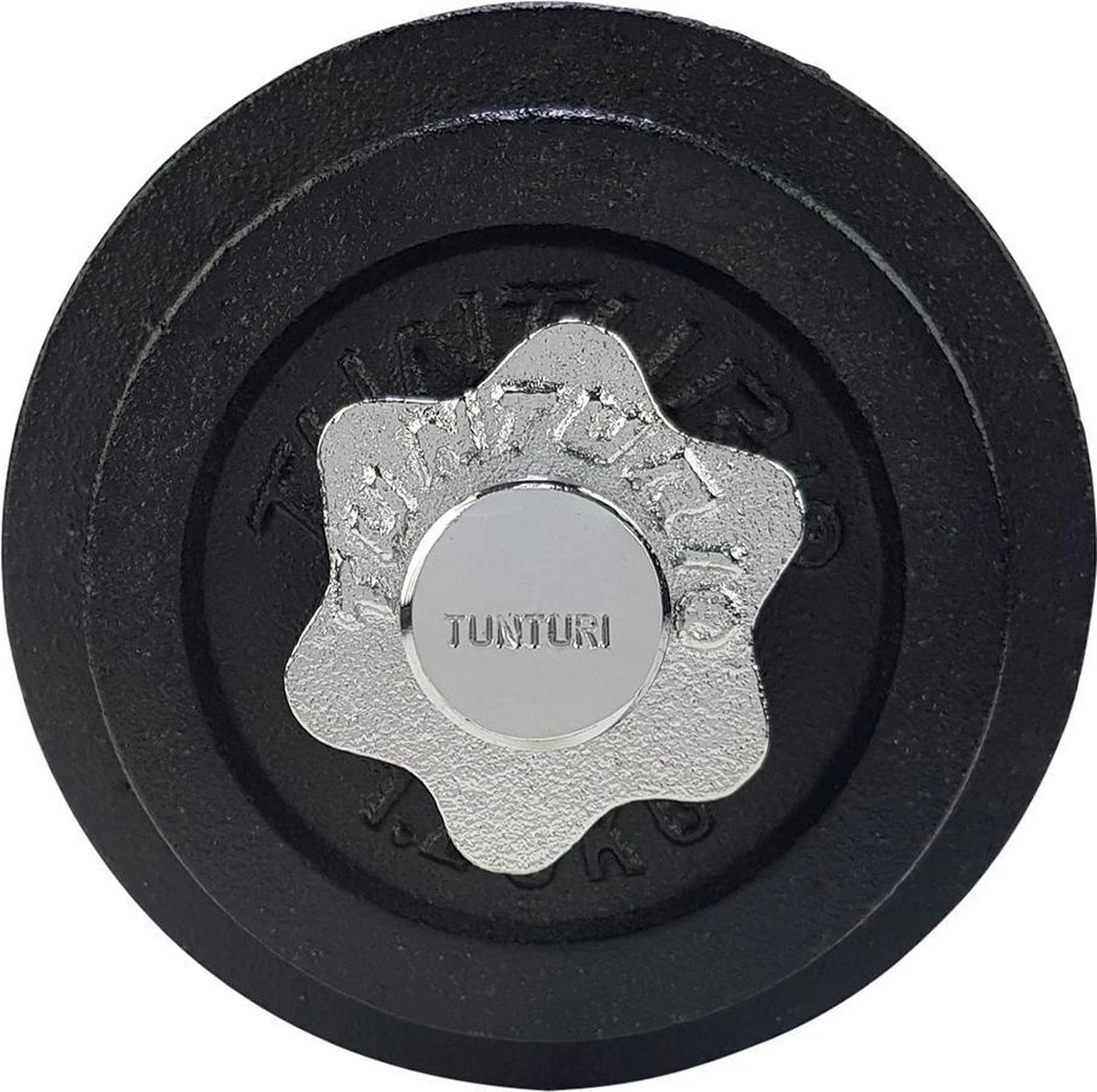 Tunturi Gewichten Gietijzer Totaal 20kg - Halterset Met Schroefsluiting - Dumbbell Set - 2 Halterstangen - 30mm - Incl. Gratis Fitness App 7 Tunturi Gewichten Gietijzer Totaal 20kg - Halterset Met Schroefsluiting - Dumbbell Set - 2 Halterstangen - 30mm - Incl. Gratis Fitness App - Afbeelding 7