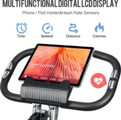 FOXSPORT X-Bike Hometrainer - Fitness Fiets Opvouwbaar - 8 Weerstandsniveaus - Ergometer - Polssensor - Trainingscomputer - Inklapbaar - 8 Standen - Max. 136 Kg -FitForce Outlet Winkel 1200x1195 11