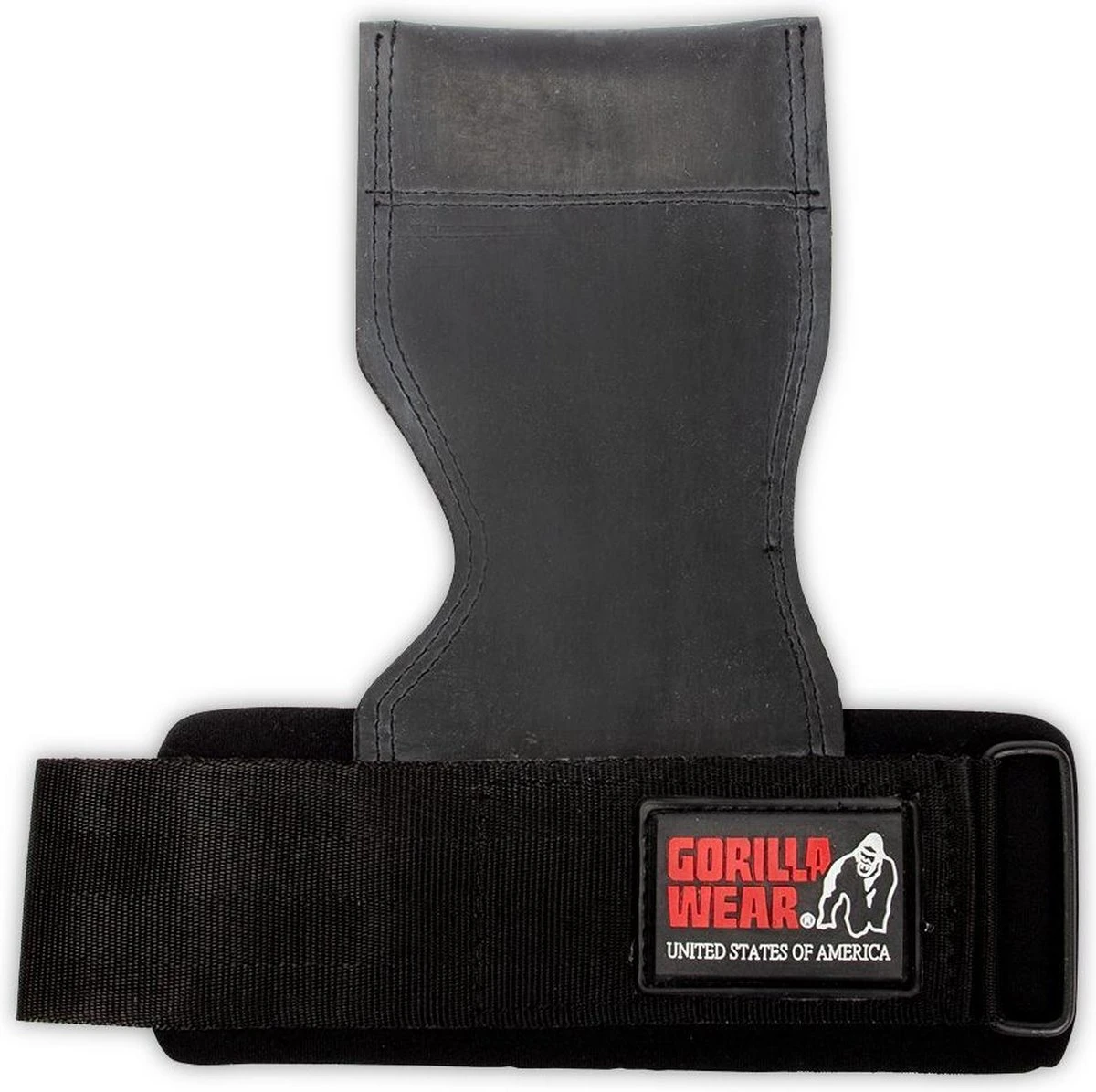 Gorilla Wear Lifting Grips - Lifting Straps - One Size - Zwart 1 Gorilla Wear Lifting Grips - Lifting Straps - One Size - Zwart