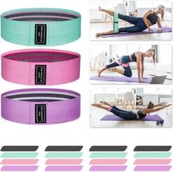 Merkloos Weerstandsbanden - Resistance Bands - Set Van 3
