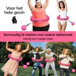 Zoluko Hoelahoep - Incl. E-Book - Hula Hoop - Hoepel - Hoelahoep Fitness - Hula Hoop Fitness - Fitness Hoepel - Weighted Hula Hoop - Weight Hoop - Hoelahoep Met Gewicht - Hoelahoep Volwassenen - Hoepel Fitness - Body Hoop - 1.7 KG - Roze -FitForce Outlet Winkel 1200x1198 16