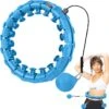Zoluko Hoelahoep - Incl. E-Book - Hula Hoop - Hoepel - Hoelahoep Fitness - Hula Hoop Fitness - Fitness Hoepel - Weighted Hula Hoop - Weight Hoop - Hoelahoep Met Gewicht - Hoelahoep Volwassenen - Hoepel Fitness - Body Hoop - 1.7 KG - Blauw