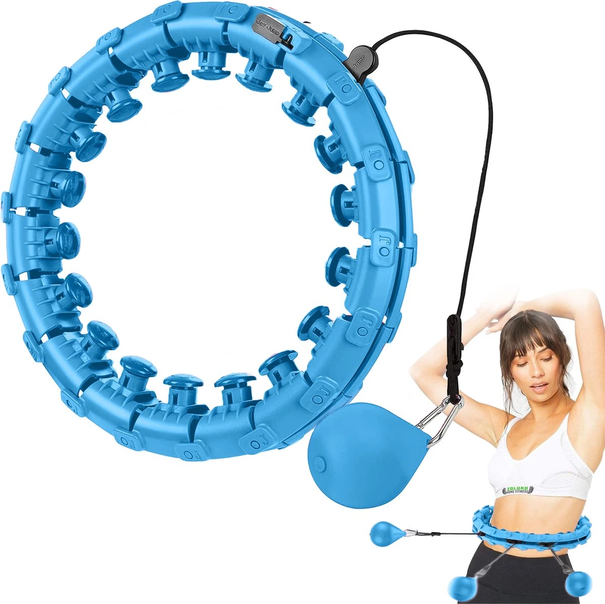 Zoluko Hoelahoep - Incl. E-Book - Hula Hoop - Hoepel - Hoelahoep Fitness - Hula Hoop Fitness - Fitness Hoepel - Weighted Hula Hoop - Weight Hoop - Hoelahoep Met Gewicht - Hoelahoep Volwassenen - Hoepel Fitness - Body Hoop - 1.7 KG - Blauw 1 Zoluko Hoelahoep - Incl. E-Book - Hula Hoop - Hoepel - Hoelahoep Fitness - Hula Hoop Fitness - Fitness Hoepel - Weighted Hula Hoop - Weight Hoop - Hoelahoep Met Gewicht - Hoelahoep Volwassenen - Hoepel Fitness - Body Hoop - 1.7 KG - Blauw