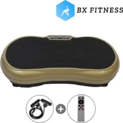 BX Fitness® - Ultra Slim Body Shaper - Fitness Trilplaat - Trainingsapparatuur Voor Uithoudingstraining - Power Plate - Full Body Workout - Sport Trilplaat Goud - Bevat Duidelijke Handleiding - NU Met Handige Voedingsgids! - Incl Stretch Bands -FitForce Outlet Winkel 1200x1198 35