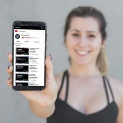 FITELASTIX® Premium Weerstandsband Lang - Voor Elk Niveau - Alles In 1 - Full Body - Resistance Band - Fitness Elastiek - Sport Elastiek Fitness - Met Handvatten - Inclusief Instructievideo's - Roze -FitForce Outlet Winkel 1200x1199 14