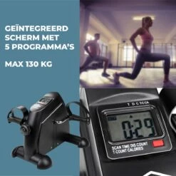 Umbro Stoelfiets - Met Computer - Hometrainer - Bureaufiets - Fietstrainer - Stoelfiets Met Handvaten - Zwart -FitForce Outlet Winkel 1200x1199 20