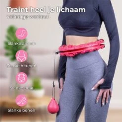 Nuvance - Verstelbare Fitness Hoelahoep Met Gewicht - Voor Volwassenen En Kinderen - Weighted Hula Hoop - Smart Hoepel - Roze 10 Nuvance - Verstelbare Fitness Hoelahoep Met Gewicht - Voor Volwassenen En Kinderen - Weighted Hula Hoop - Smart Hoepel - Roze -FitForce Outlet Winkel 1200x1200 1009