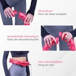 Nuvance - Verstelbare Fitness Hoelahoep Met Gewicht - Voor Volwassenen En Kinderen - Weighted Hula Hoop - Smart Hoepel - Roze 12 Nuvance - Verstelbare Fitness Hoelahoep Met Gewicht - Voor Volwassenen En Kinderen - Weighted Hula Hoop - Smart Hoepel - Roze -FitForce Outlet Winkel 1200x1200 1011