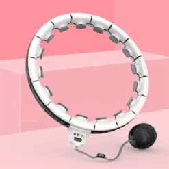 Merkloos Verstelbare Fitness Hoelahoep - Hoelahoep - Weighted Hula Hoop - Volwassenen Hoelahoeps - Wit - 2 Kg -FitForce Outlet Winkel 1200x1200 1042