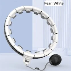 Merkloos Verstelbare Fitness Hoelahoep - Hoelahoep - Weighted Hula Hoop - Volwassenen Hoelahoeps - Wit - 2 Kg -FitForce Outlet Winkel 1200x1200 1043
