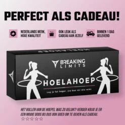 Breaking Limits Fitness Hoelahoep Voor Volwassenen – Gemaakt Van Roestvrij Staal, Zachte Foam En Anti-Zweet Buitenlaag – Sport Hoepel – Hula Hoop/ Weight Hoop – HoolaHoop – Roze – 94CM + 1 Tot 8 KG -FitForce Outlet Winkel 1200x1200 1067