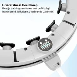 Luxari - Fitness Hoelahoep Pro - Telfunctie - Display - Verstelbare Intensiteit - Gewichtsbal - Hoelahoep Met Sensor - Hoelahoep Fitness - Fitness Hoepel - Hoelahoep Volwassenen -FitForce Outlet Winkel 1200x1200 1073