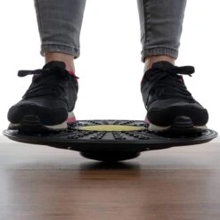 ScSports Balansplateau - Balansbord - Evenwichtsbord - Balans Bord - Ø Ca. 35.5 Cm - 5 Cm Hoog - Zwart-Geel -FitForce Outlet Winkel 1200x1200 1189