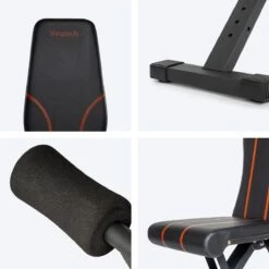 LifeGoods Fitness Halterbank - Verstelbaar - Inklapbaar - Zwart/Rood -FitForce Outlet Winkel 1200x1200 12