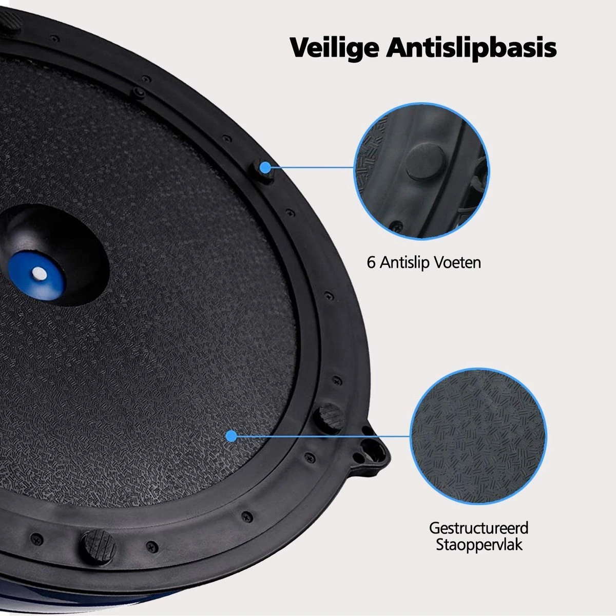 SWILIX ® Balanstrainer - Balance Board Met Weerstandsbanden - Balansbord Blauw 14 SWILIX ® Balanstrainer - Balance Board Met Weerstandsbanden - Balansbord Blauw - Afbeelding 14