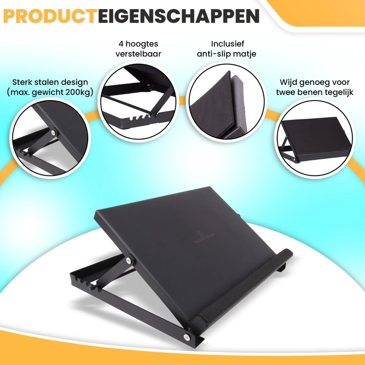 Recovery Riches Slantboard - Metalen Incline Stretch Board - Knie En Heup Gezondheid - Knieversterker - Squat Wedge Bord - Knieherstel - Slant Board - Knees Over Toes Guy 6 Recovery Riches Slantboard - Metalen Incline Stretch Board - Knie En Heup Gezondheid - Knieversterker - Squat Wedge Bord - Knieherstel - Slant Board - Knees Over Toes Guy - Afbeelding 6