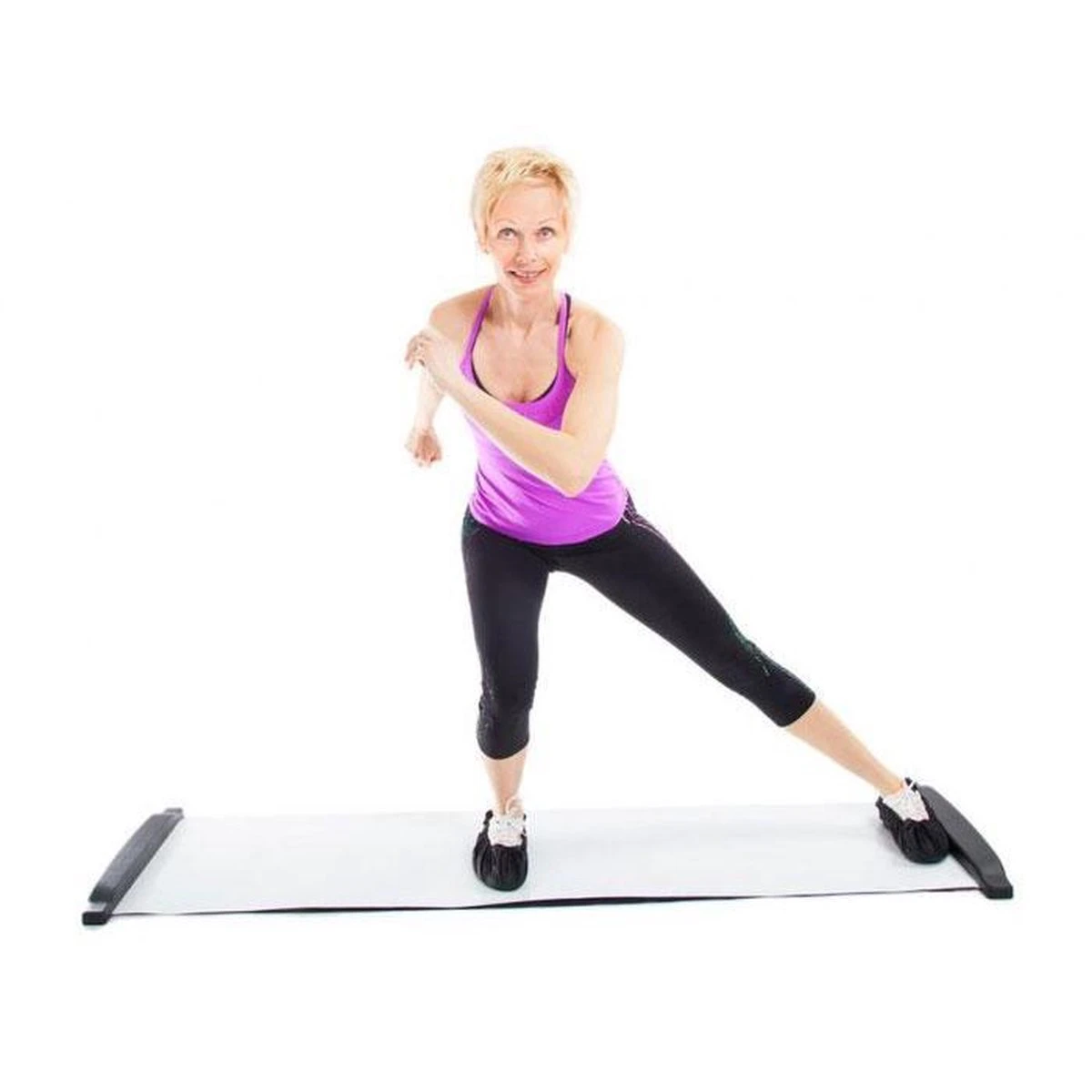 Gymstick PowerSlider Pro - Mini Schaatsbaan - 230 Cm - Met Online Trainingsvideo's 3 Gymstick PowerSlider Pro - Mini Schaatsbaan - 230 Cm - Met Online Trainingsvideo's - Afbeelding 3