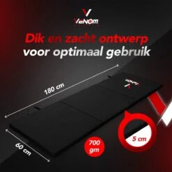 Venom Sports Fitnessmat – Professionele Opvouwbare Turnmat – Yoga – Yogamat – Extra Dikke Sportmat – Gymnastiekmat – L180xB60xH5cm – Zwart 13 Venom Sports Fitnessmat – Professionele Opvouwbare Turnmat – Yoga – Yogamat – Extra Dikke Sportmat – Gymnastiekmat – L180xB60xH5cm – Zwart -FitForce Outlet Winkel 1200x1200 1301