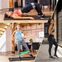 Tunturi Fitnessmat Met Draagtas - Yogamat - Sportmat Gemaakt Van Zacht NBR Materiaal - 180 X 60 X 1,5cm - Zwart - Incl. Gratis Fitness App -FitForce Outlet Winkel 1200x1200 1312