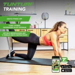 Tunturi Fitnessmat - Yogamat - Sportmat Gemaakt Van Zacht NBR Materiaal - 180 X 60 X 1,5cm - Roze - Incl. Gratis Fitness App -FitForce Outlet Winkel 1200x1200 1326