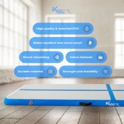 KM-Fit Gymnastiekmat Opblaasbare Airtrack Fitness Sport Gym Mat 3 M Blauw -FitForce Outlet Winkel 1200x1200 1387