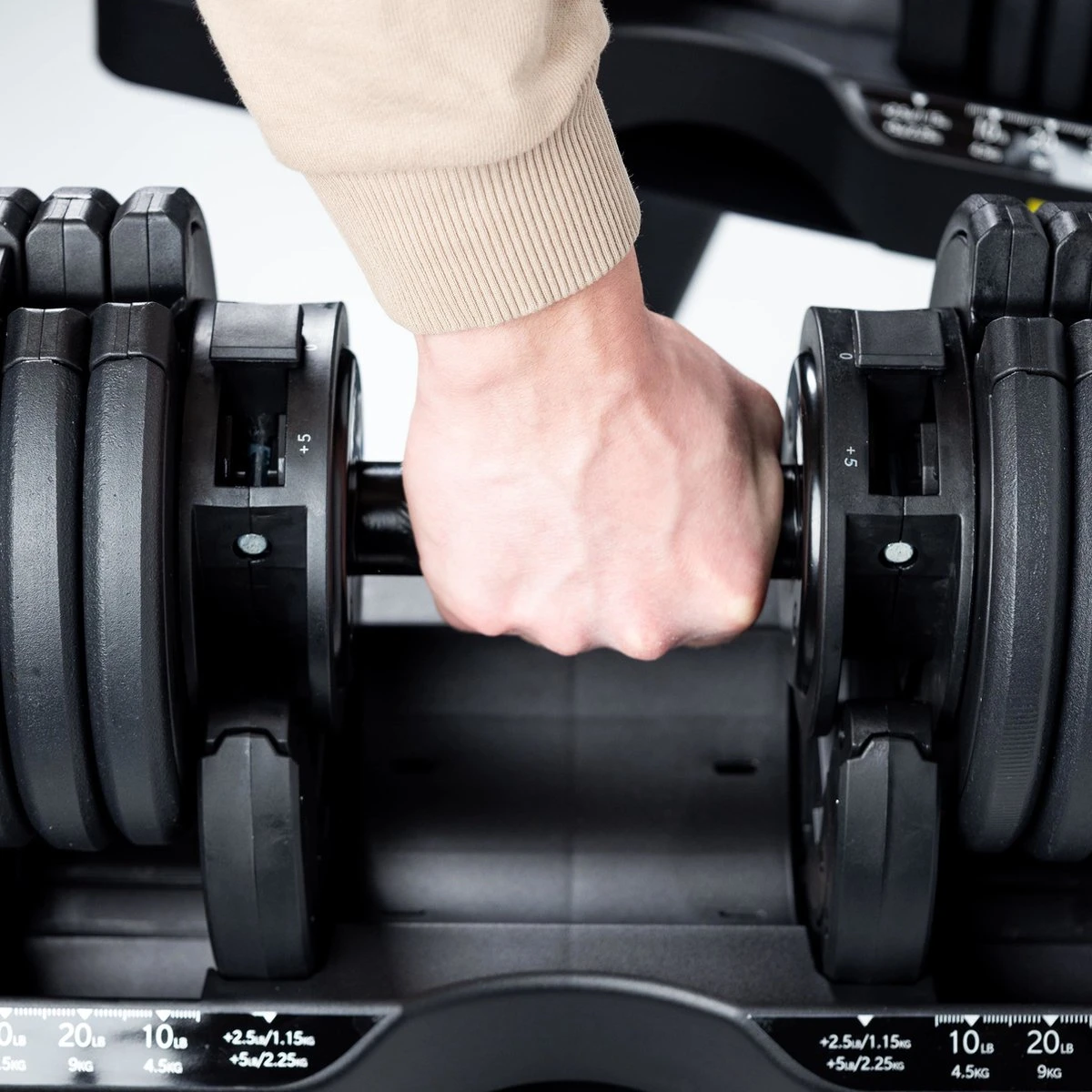 N Mass Verstelbare Dumbells Set - 34 Kg Gewichten - Hoogwaardige Fitness Dumbbells - Pro-Flex Dumbbell Set 10 N Mass Verstelbare Dumbells Set - 34 Kg Gewichten - Hoogwaardige Fitness Dumbbells - Pro-Flex Dumbbell Set - Afbeelding 10