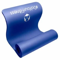 #DoYourFitness - Dikke Fitness Mat Perfect Voor Pilates, Aerobics, Yoga - »Yamuna« - Non-slip, Duurzaam, Huidvriendelijk, Slijtvast - 183 X 61 X 1,5 Cm - Blauw