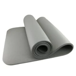 Athletix®‎ Premium NBR Fitnessmat - 183 X 61 X 1.5 Cm - Yogamat Met Draagriem En Draagtas - Grijs -FitForce Outlet Winkel 1200x1200 1406