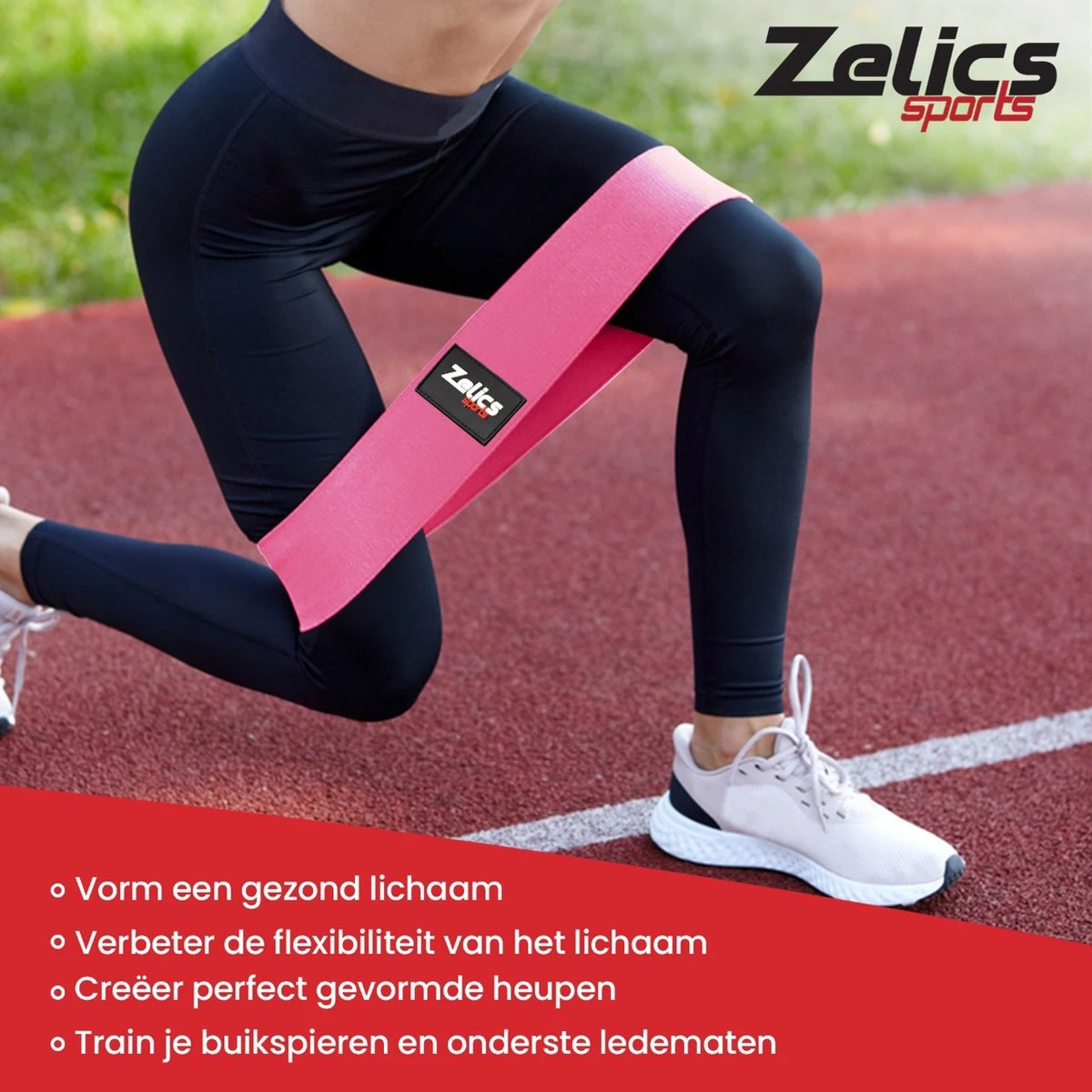 Zelics Sports - 4stuks Weerstandsbanden Voor Fitness Inclusief Work-Out Guide - Booty Bands - Resistance Bands - Fitness Elastiek - 4 Stuks Verschillende Weerstanden 4 Zelics Sports - 4stuks Weerstandsbanden Voor Fitness Inclusief Work-Out Guide - Booty Bands - Resistance Bands - Fitness Elastiek - 4 Stuks Verschillende Weerstanden - Afbeelding 4