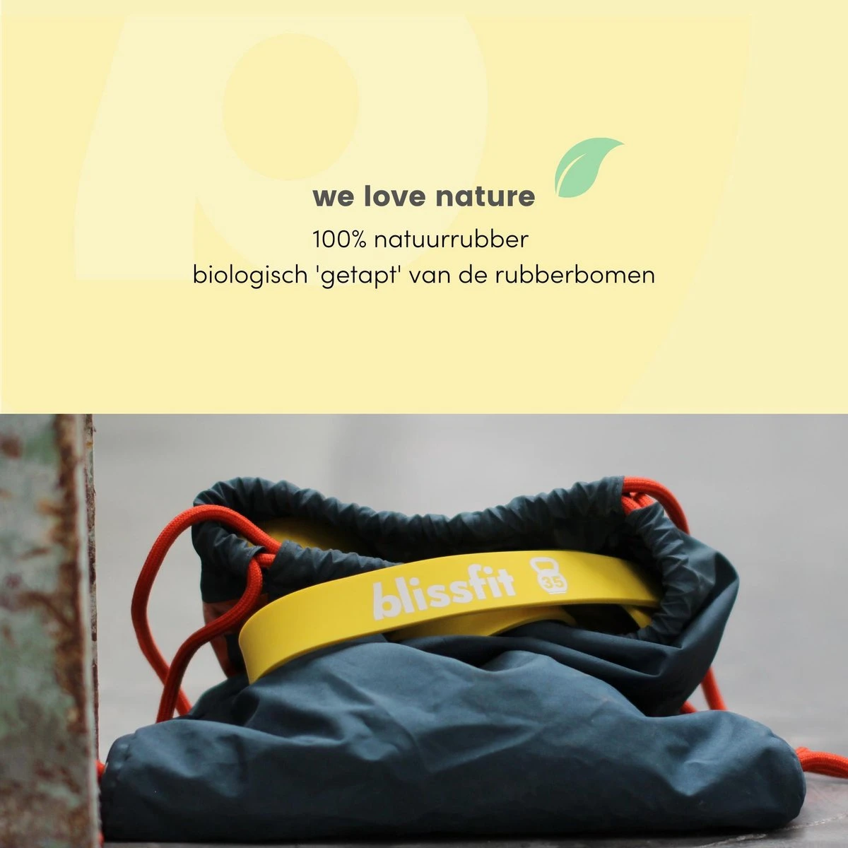 Fitness Weerstandsband Elastiek - Sport Resistance Booty Band - 55kg 4 Fitness Weerstandsband Elastiek - Sport Resistance Booty Band - 55kg - Afbeelding 4