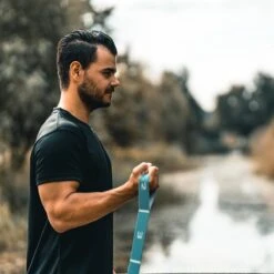 FITELASTIX® Premium Weerstandsband Lang - Full Body - Alles In 1 - Voor Elk Niveau - Resistance Band - Fitness Elastiek - Sport Elastiek Fitness - Met Handvatten - Inclusief Instructievideo's - Blauw -FitForce Outlet Winkel 1200x1200 1478