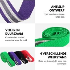 U Fit One 4 Delige Lange Resistance Band Set - Stoffen Fitness Elastiek - Elastieken - Weerstandsband - Stretch Band - Fitnessband - Fysiotherapie - Yogaband - Yoga - Pilates 8 U Fit One 4 Delige Lange Resistance Band Set - Stoffen Fitness Elastiek - Elastieken - Weerstandsband - Stretch Band - Fitnessband - Fysiotherapie - Yogaband - Yoga - Pilates -FitForce Outlet Winkel 1200x1200 1486