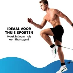 GoGoods® Resistance Band - 15-delige Weerstandsbanden Set - 70kg Totaal - Fitness Elastieken - Met Handvaten / Enkelbanden -FitForce Outlet Winkel 1200x1200 1499